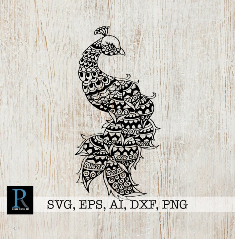 Download Kits How To Craft Supplies Tools Peacock For Cricut Bird Cricut Zentangle For Cricut Zentangle Peacock Svg Intricate Svg File Peacock Cricut Design Mandala Peacock Svg