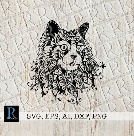 Download Zentangle Cat Svg Mandala Cat Svg Cat Clipart Mandala Etsy PSD Mockup Templates