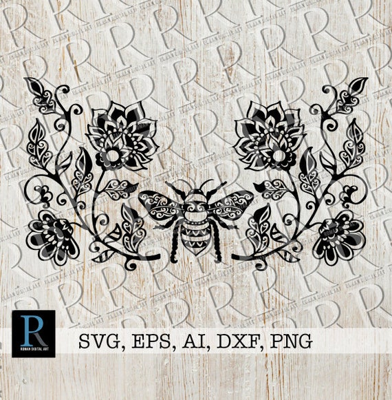 Download Zentangle Svg Mandala Honey Bee