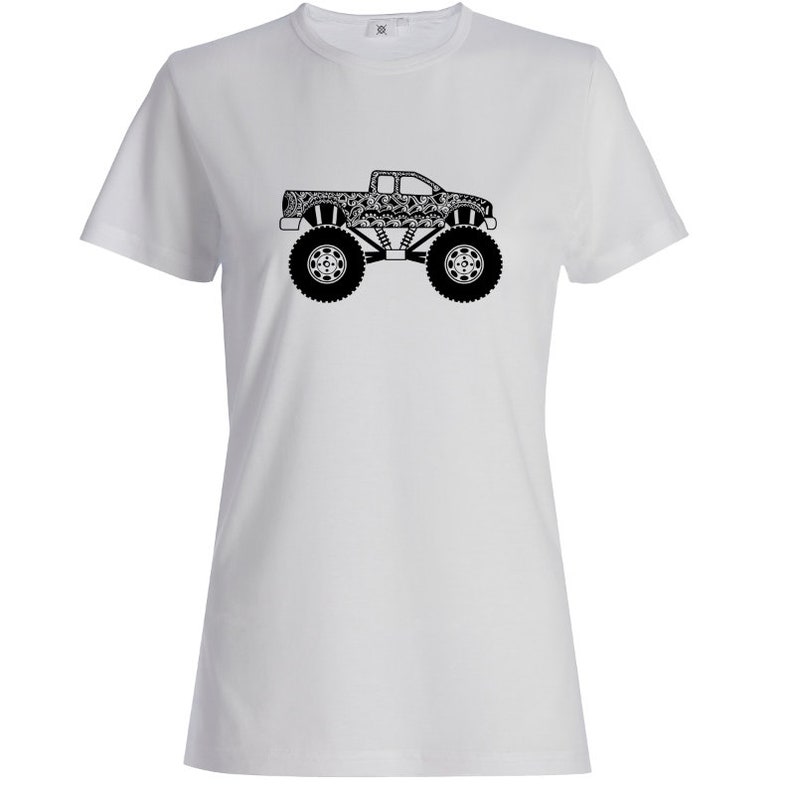 Download Mandala Monster truck SVG file Monster truck Cricut Design ...