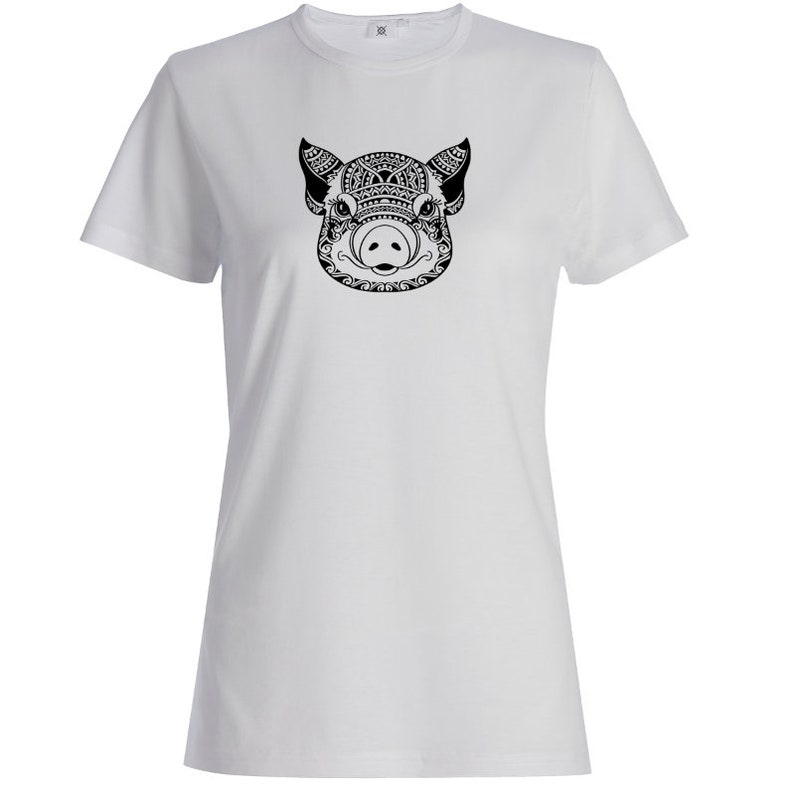 Download Zentangle Pig SVG Mandala Pig Cut File | Etsy
