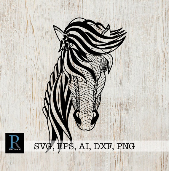 Art Collectibles Clip Art Eps Stallion Zen Animal Bohemian Digital Design Png Mustang Horse Head Zentangle Mandala Boho Svg Clipart Cut File Cricut Silhouette Dxf