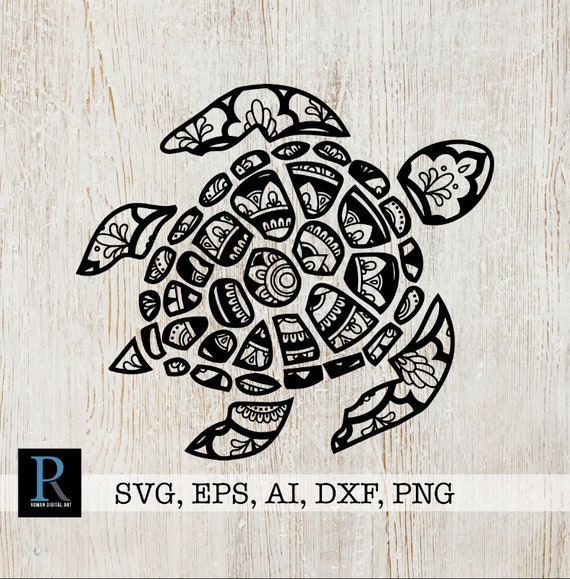 Download Zentangle Sea Turtle SVG Mandala Sea Turtle SVG Turtle for ...