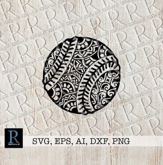 Download Zentangle Baseball Ball Svg Cut File Mandala Baseball Svg Etsy