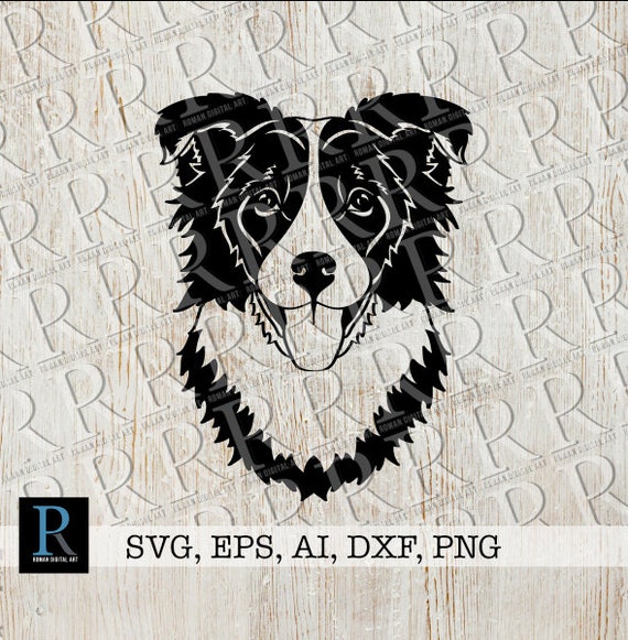 Border Collie Svg Cutting File Australian Shepherd Svg Cut Etsy