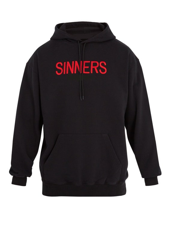 Sinners- hooded cotton sweatshirt - image 1