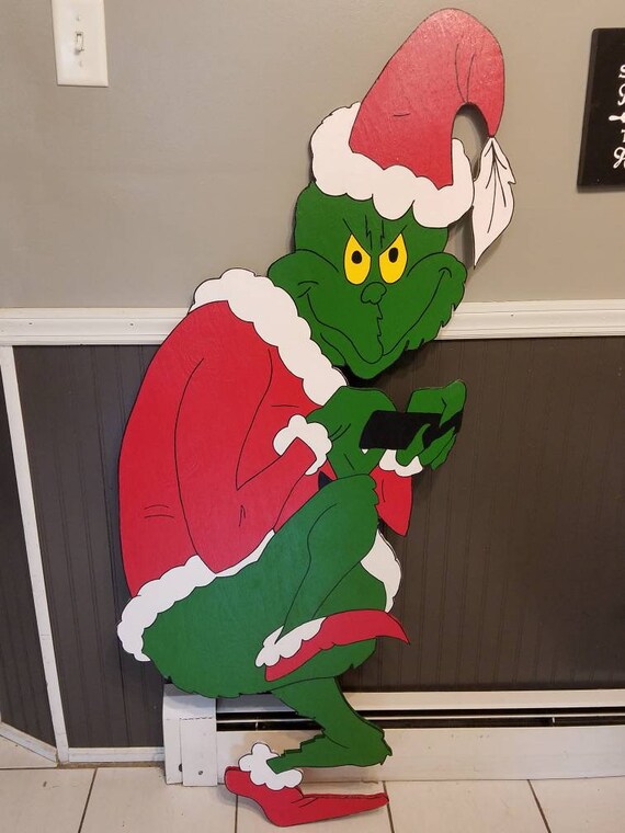 The Grinch Only Indoor Outdoor Christmas Decoration 2 And Etsy