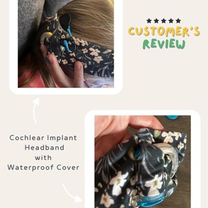 Cochlear Implant Headband With Pocket: Custom Handmade Style - Etsy