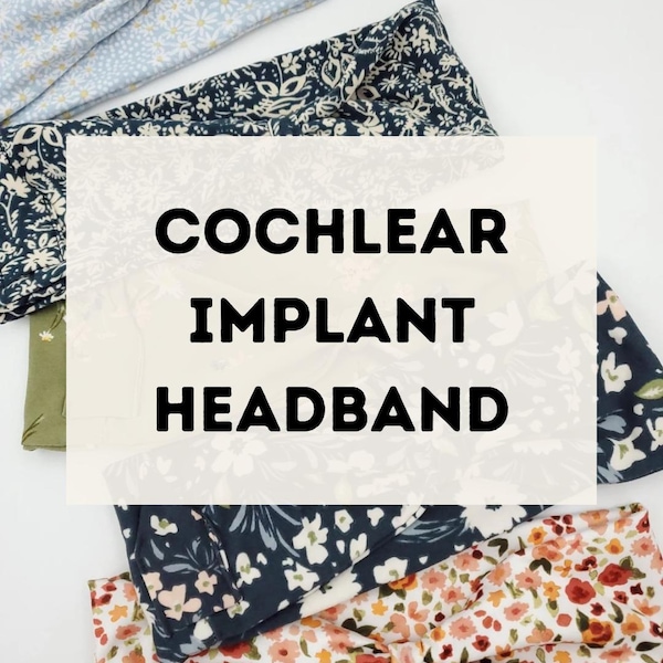 Cochlear Implant Headband with Pocket: Custom Handmade Style