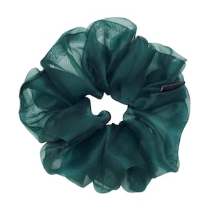 Green Oversized Scrunchie, Jumbo Scrunchie, Hair Scrunchie, Large Scrunchie, XXL Scrunchie