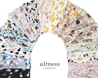 Animal Print Soft Twist Headband: Stretchy Knit fabric for women girl nurse healthcare