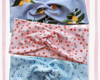 Twist Headband: Handmade Soft Stretchy Nurse Healthcare