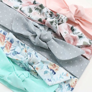 Hair Scarf | Long Tail Scarf | Head Scarf | Knot Headband | Hair Tie | Hair Ribbon | Ponytail Tie | Bun Scarf