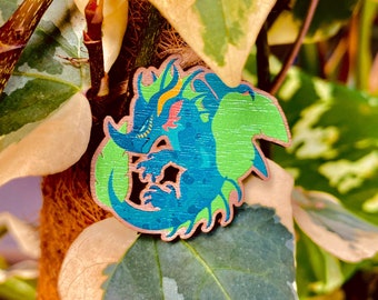 Wings of Fire: Leafwing [PIN DI LEGNO]