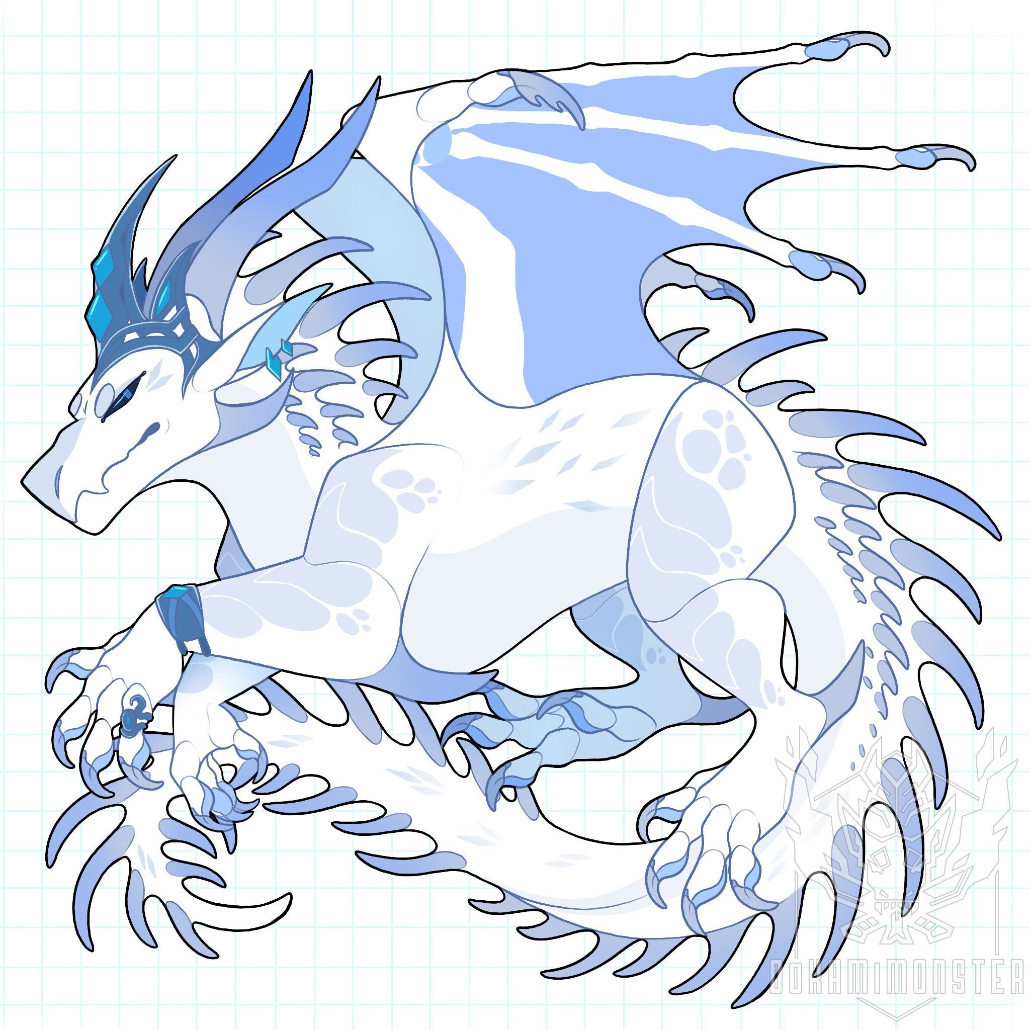 Wings of Fire Queen Snowfall CHARM Etsy