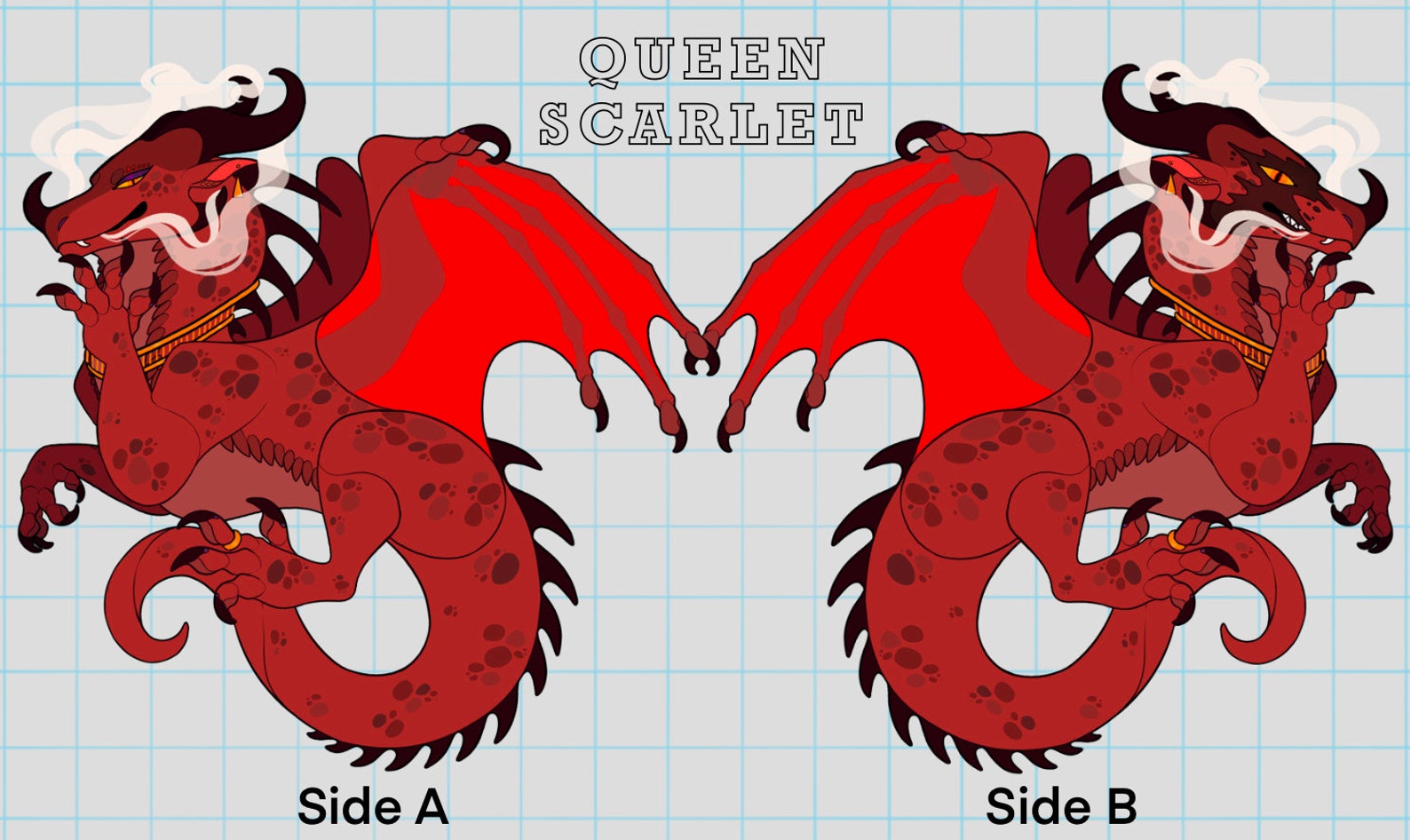 Wings of Fire Queen Scarlet CHARM Etsy Singapore