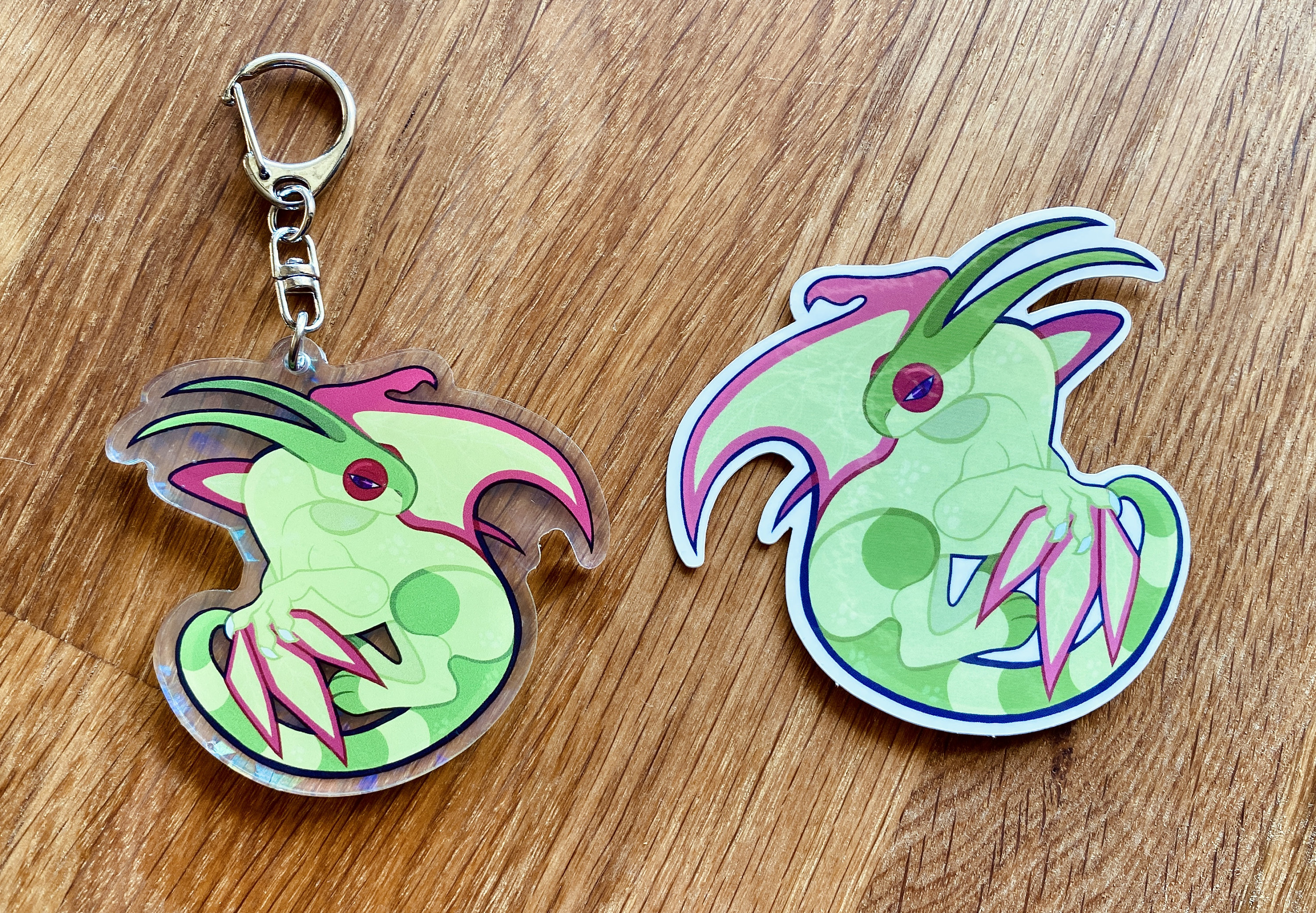 Pokemon: Flygon [CHARM + STICKER] - Etsy