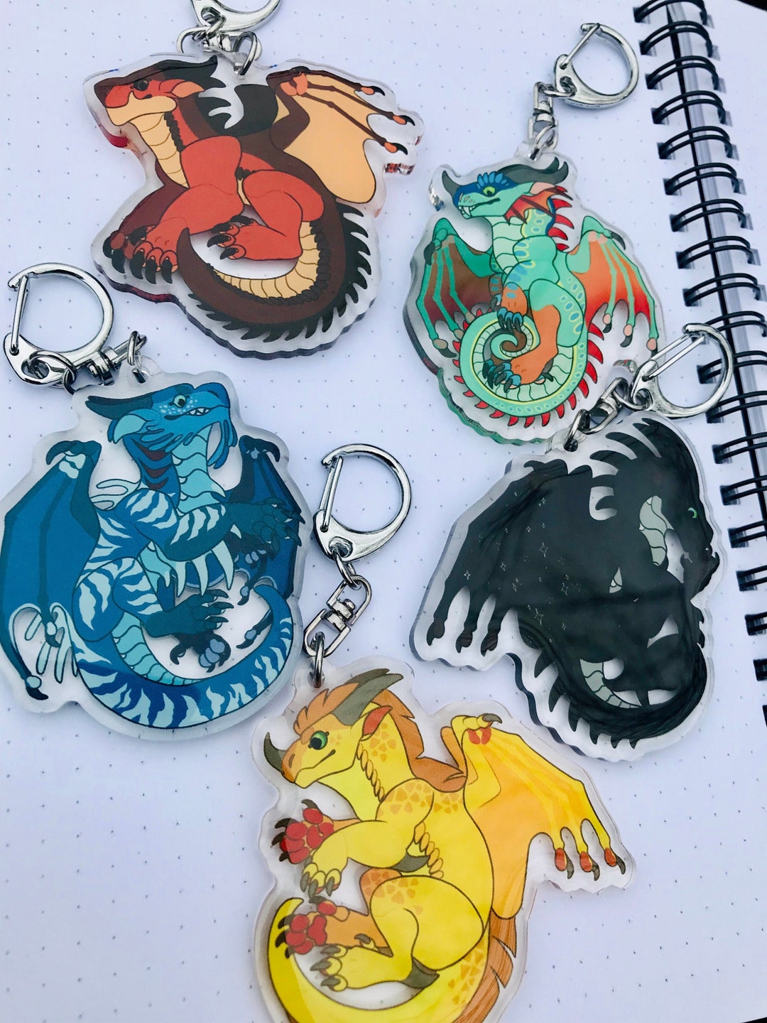 Wings of Fire of Destiny CHARMS Etsy