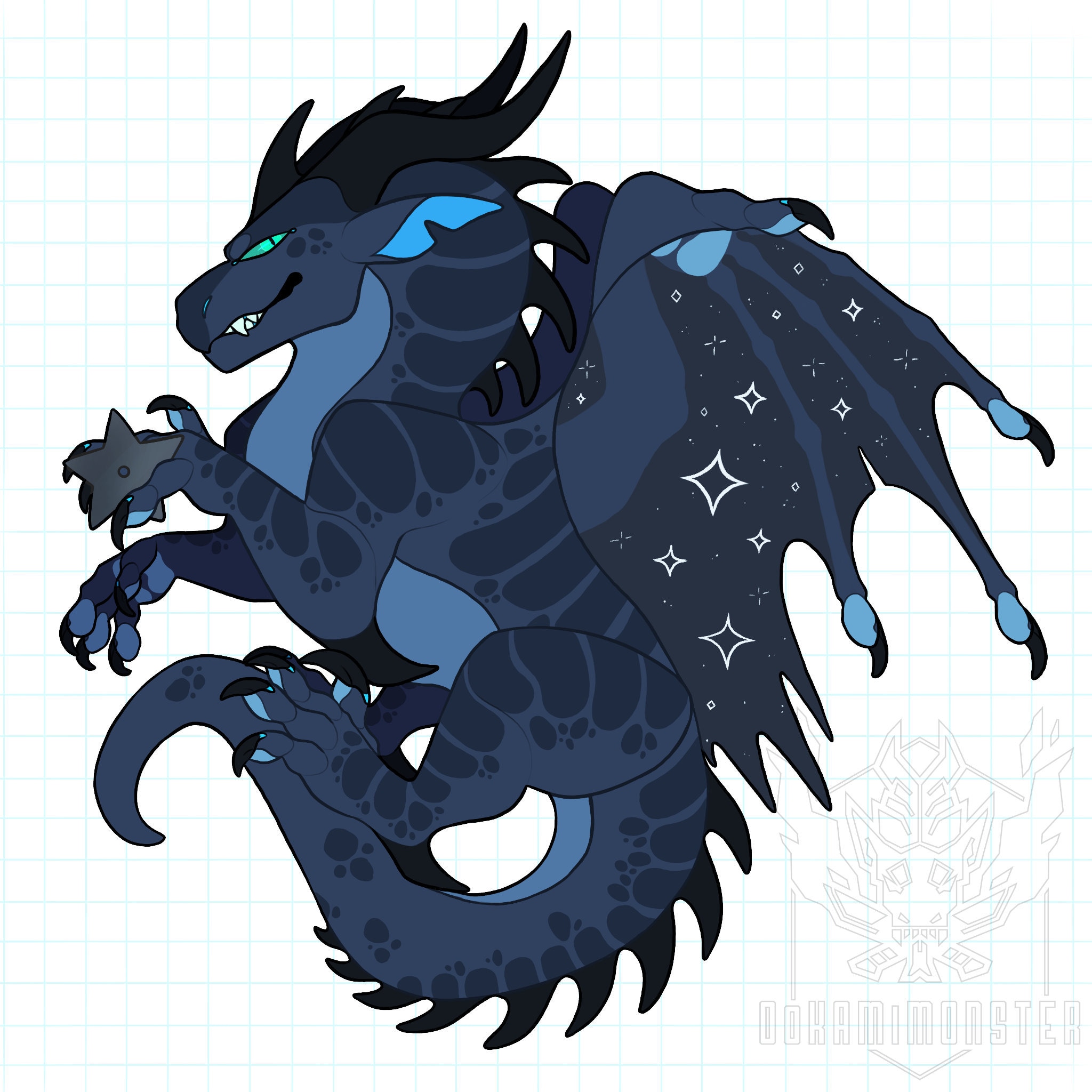 Wings Of Fire Deathbringer Charm Etsy Denmark
