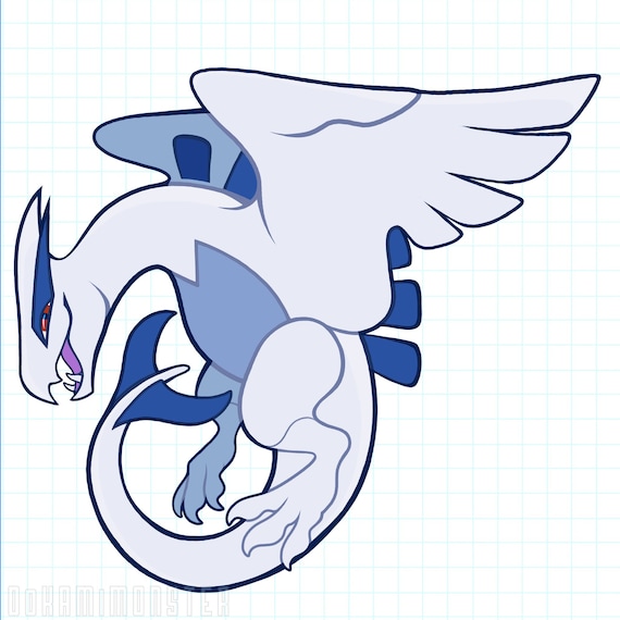 Pokemon: Lugia CHARM STICKER 