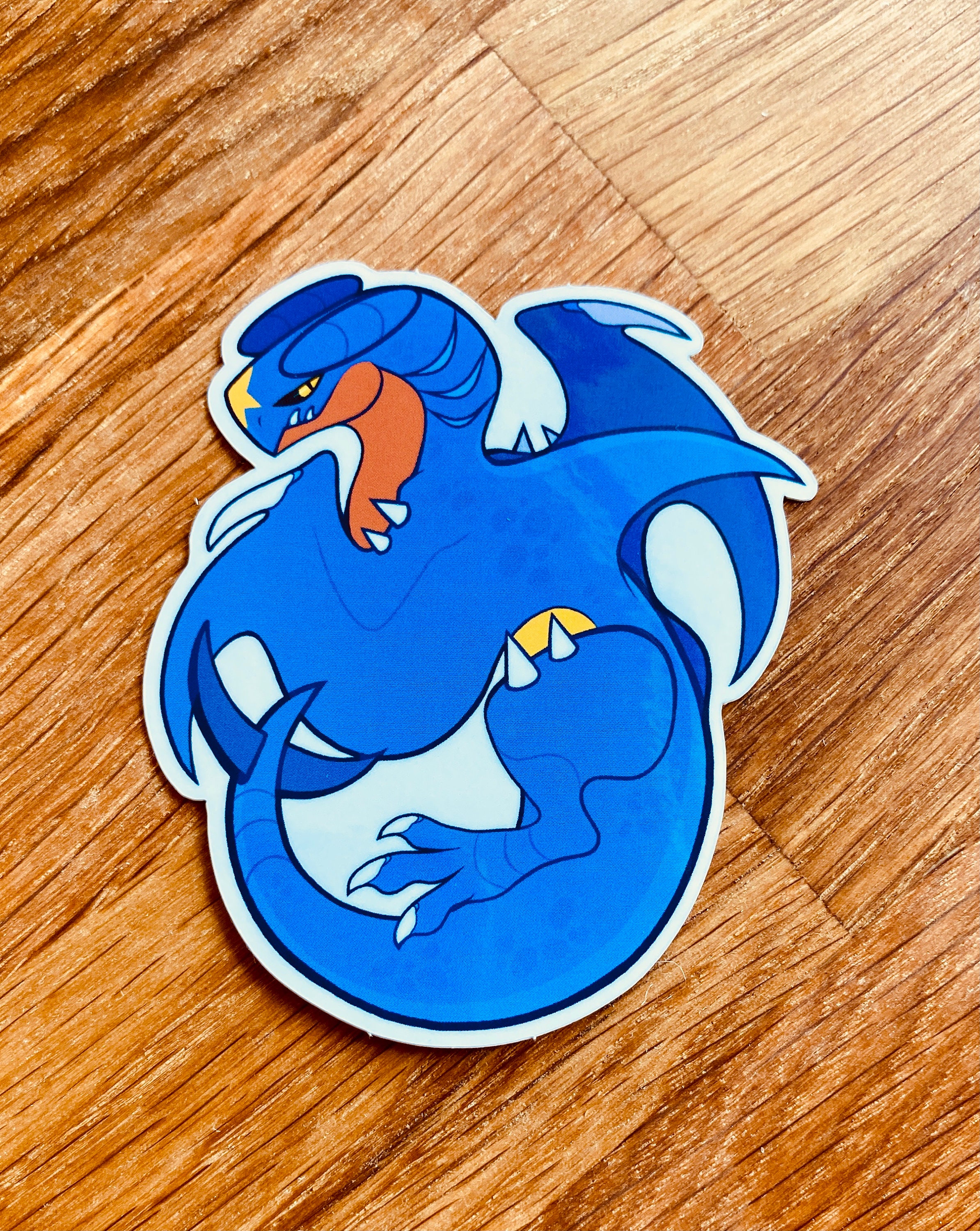 Pokemon: Garchomp [CHARM + STICKER] - Etsy