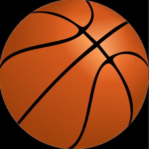 Instant Digital Basketball print in PNG or PDF