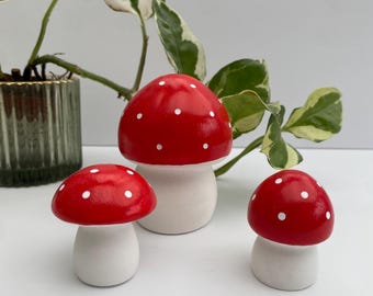 Ceramic Toadstools/mushroom.