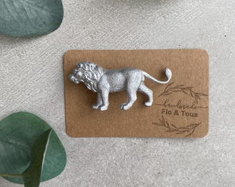 Lion Magnet from Recycled Materials | Handmade Boho Kitchen Decor | housewarming gifts