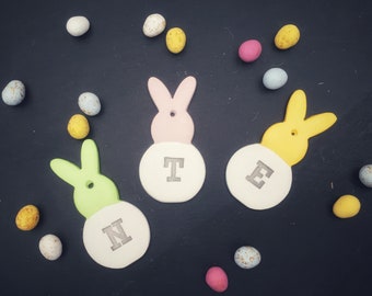 Easter Bunny Personalised gifts , hanging decorations. nursery decor