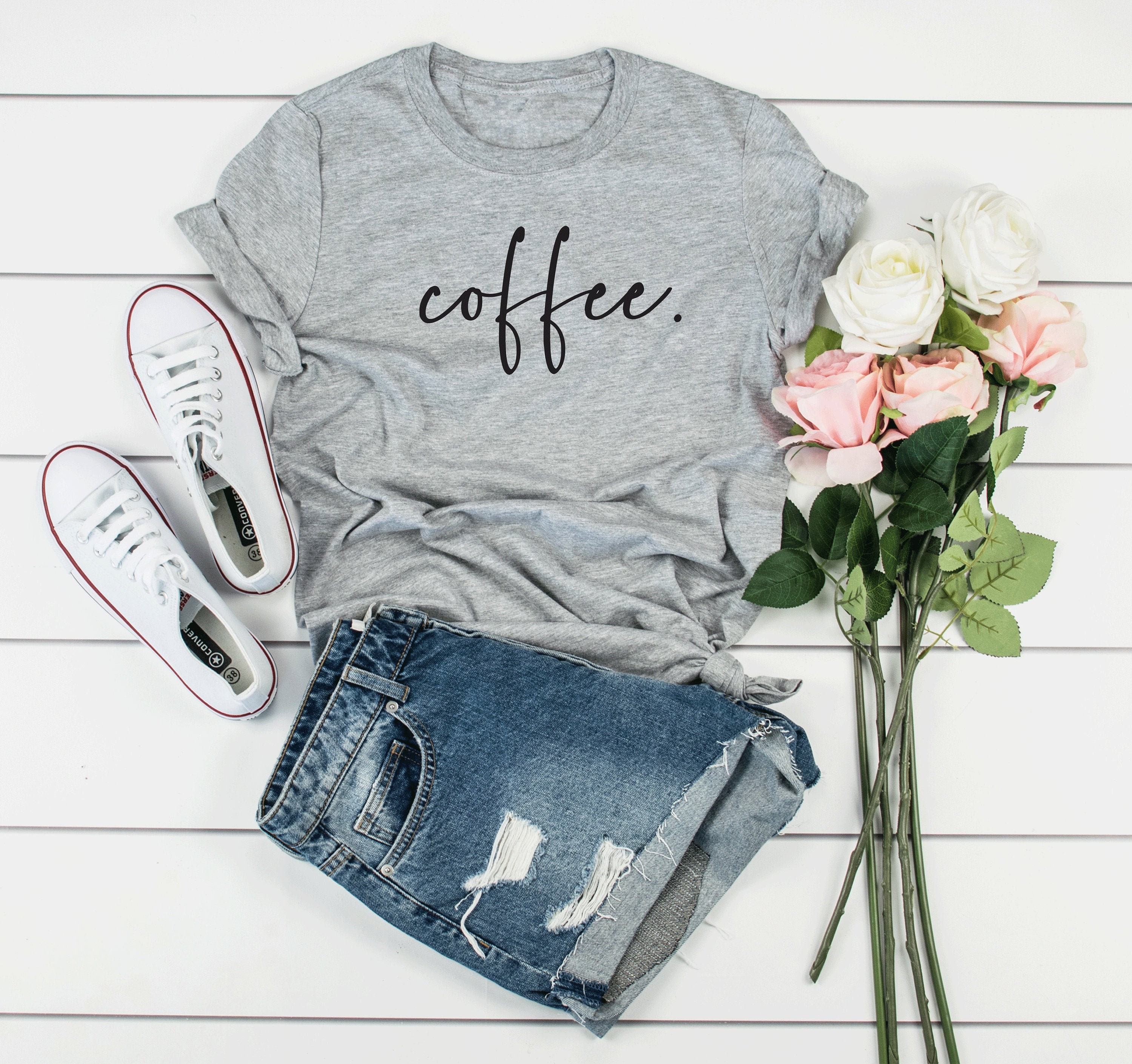 Coffee shirt Coffee t-shirt Gift for coffee lovers | Etsy