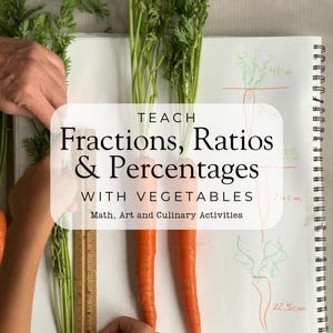 How to Teach Fractions, Ratios & Percents with Carrots  |  Project Math | | Montessori, Waldorf Homeschool Lesson