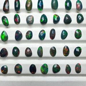 Multi fire Ethiopian Opal Rosecuts