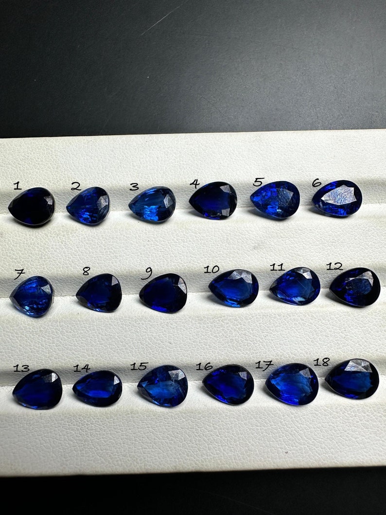 Top Blue kyanite Facets