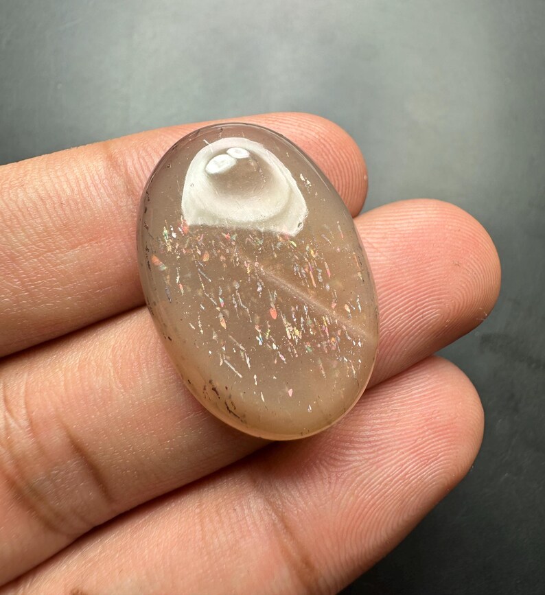 lattice sunstone cabochon
