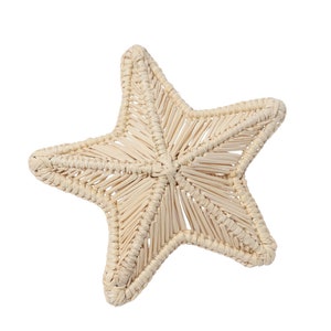 Starfish Iraca/Straw Napkin ring