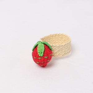 Iraca Fruits Napkin Rings image 5