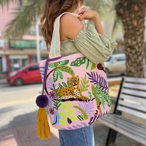 Bolso Wayuu Selva - Wild Edition / Bolso Premium Tapiz / Bolso Artesanal / Carteras Etnicas / Artesanía Colombiana / Bolsos Tejidos / Diseño Único