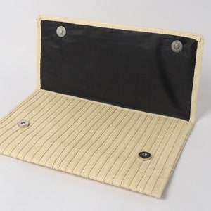 ST. BARTS CANE CLUTCH, NATURAL main image 0