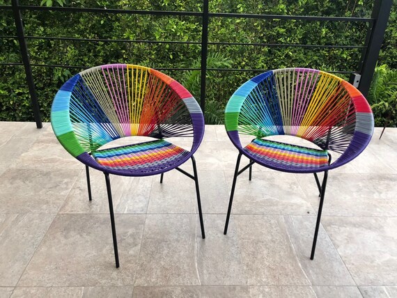Rainbow acapulco chair hot sale