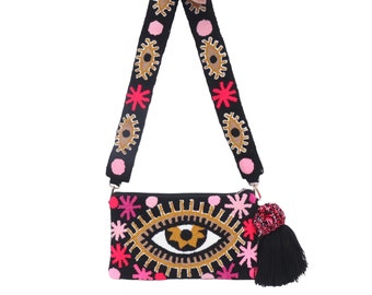 Vrolijke Black Eye-clutch - Limited Edition