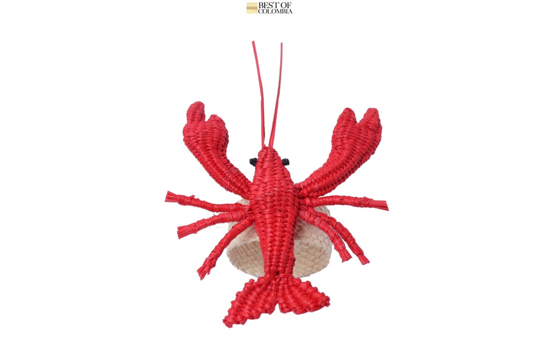 Lobster Iraca/straw Napkin Ring - Etsy Australia