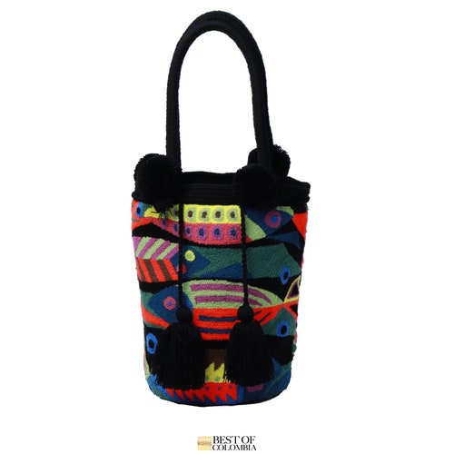 Flores Wayuu Tote Bag Large Tapiz With Lining - Etsy