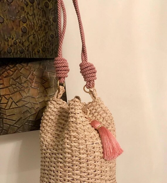 Iraca Mochila Shoulder bag with more than 5 Colors palm bag | Etsy