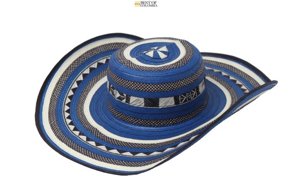 Blue Sombrero Vueltiao Hat All Sizes - Norway