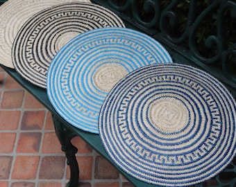 Mawisa Palm Placemats 4 Different Colors 35cm diameter