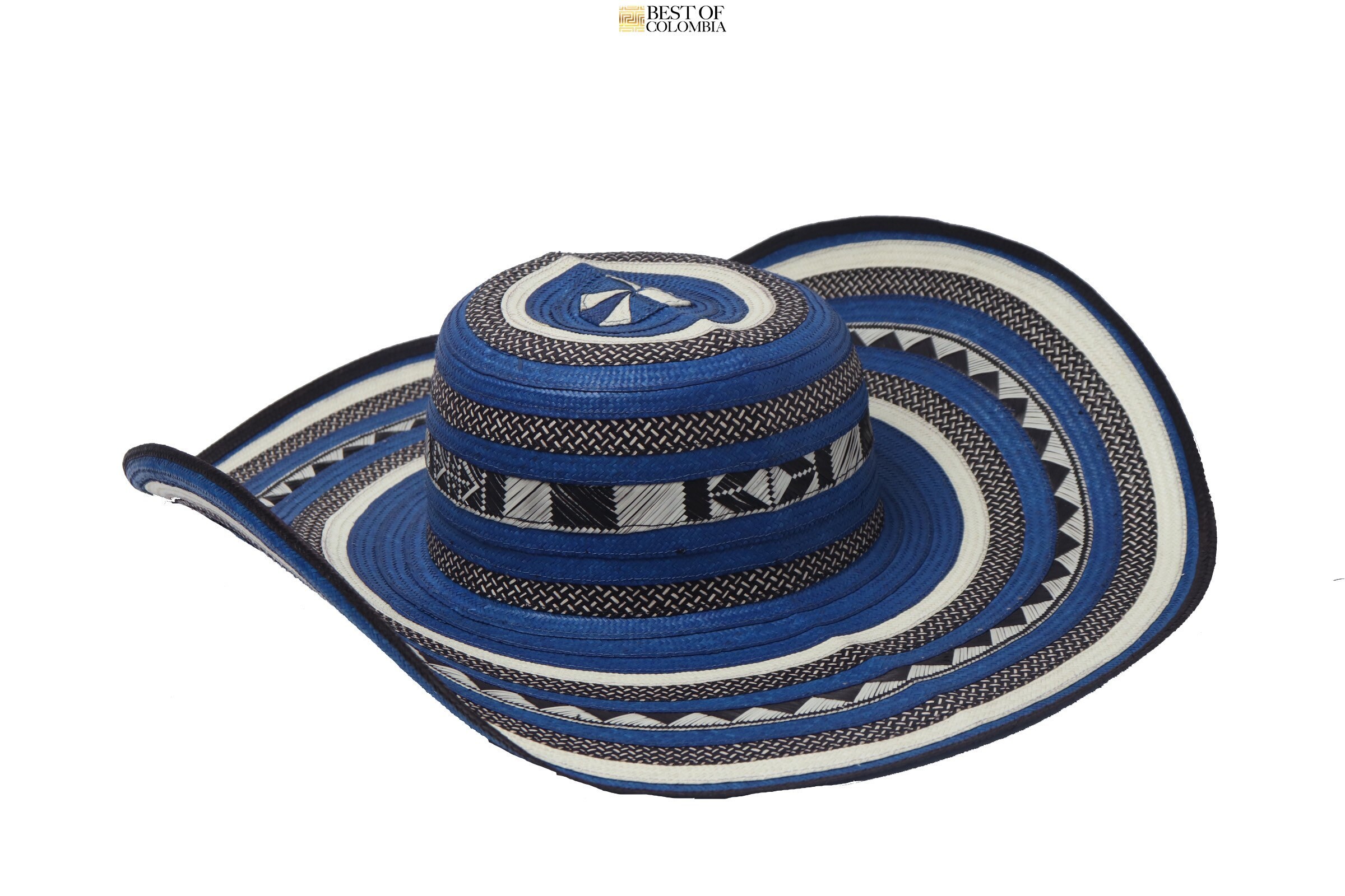 Blue Sombrero Vueltiao Hat All Sizes 