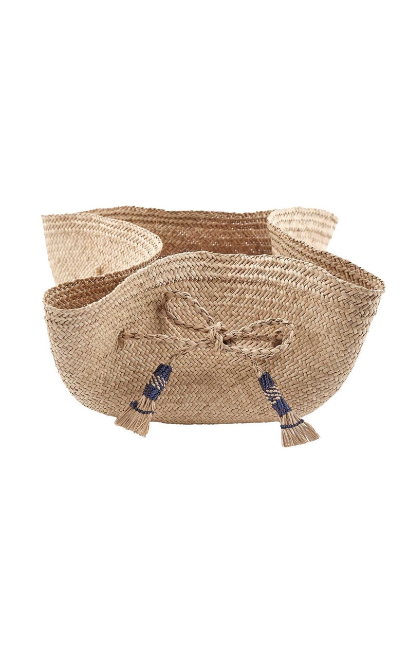Woven Iraca/Straw Bread Basket Small & Large image 7