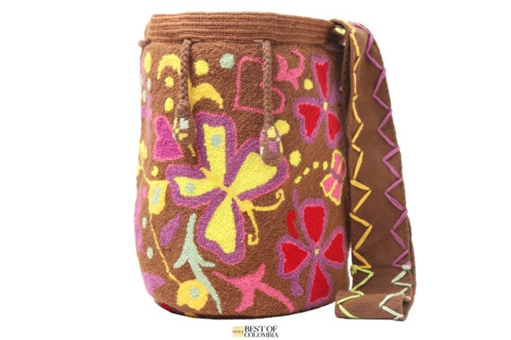 Large Encanto Mirabel Wayuu Mochila Bag - Crochet Crossbody Inspired by Encanto