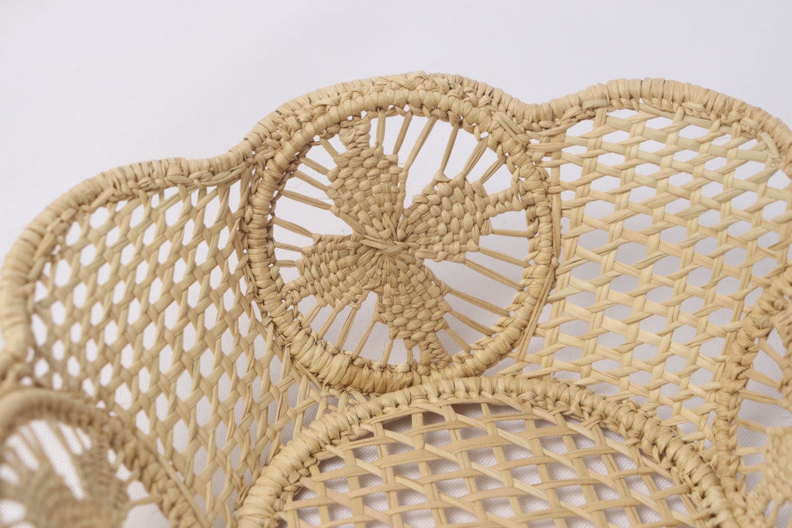 Iraca/Straw Bread Basket Etsy