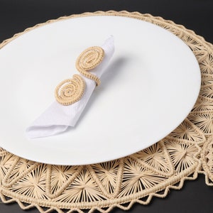 Iraca palm Placemats 10+ Colors - Pyramid Style  High Quality